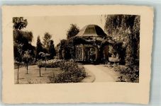 66482 W6660 Zweibrücken , Pfalz Foto AK Rosengarten Pavillon
