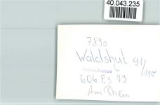 79761 W7890 Waldshut FOTO KEINE AK Der Hein