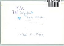 32105 W4902 Bad Salzuflen FOTO KEINE AK Haus Ulrike blühende Bäume