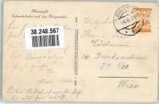 8630 Mariazell 1928 Gebrauchsspuren Seilbahn Bürgeralp