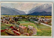 9900 Lienz Gebrauchsspuren Künstlerkarte