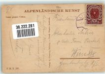 9900 Lienz Gebrauchsspuren Künstlerkarte