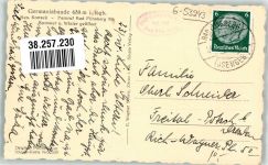 Bad Flinsberg Swieradow-Sdroj Foto AK Hüttenstempel Germaniabaude