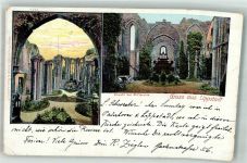 59555 W4780 Lippstadt 1902 Gebrauchsspuren Ansicht der Stiftskirche