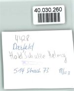 48720 W4428 Darfeld FOTO KEINE AK Hotel Schulze Helmig
