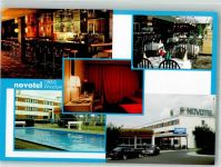 Breslau Wroclaw 1996 Foto AK Hotel novoel Orbis Auto Schwimmbad