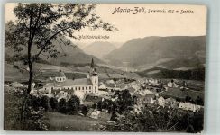 8630 Mariazell 1907 Foto AK Wallfahrts- Kirche