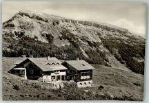 Schwarzwasserhütte Foto AK Hüttenstempel