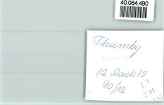 W2381 Schnarup-Thumby Westbank Bank FOTO KEINE AK