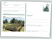 47652 W4179 Weeze Ganzsache Schloss Kalbeck Rosenpark