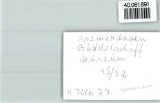 27568 W2850 Bremerhaven FOTO KEINE AK Buddelschiff Schiffahrts-Museum