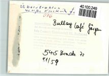 56859 W5584 Bullay FOTO KEINE AK Torten Theke