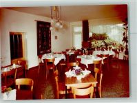 W2256 Welt Gasthaus Meister Innenaufnahme Speisesaal gedeckter Tisch FOTO KEINE AK