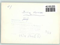 56859 W5584 Alf FOTO KEINE AK Burg Arres
