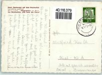 53639 W5330 Königswinter - Luftaufnahme Hotel Retaurant auf dem Drachenfels
