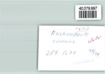 64686 W6147 Reichenbach , Odenw FOTO KEINE AK Kurhaus