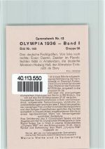 Fechter Casmir und Eckrath de Bary Olympiade 1936 Sammelbild Band I Gr.55 Olympiade 1936