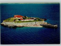 Trondheim Trondhjem - Fliegeraufnahme Munkholmen Festung Kloster