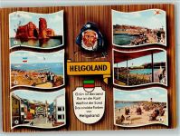 27498 W2192 Helgoland - Nordspitze Freibad Reede Lung Wai Landungsbrücke Düne Mehrfachaufnahme