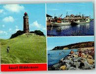 18565 O2359 Insel Hiddensee - Kloster Strand Leuchtturm Vitte Hafen