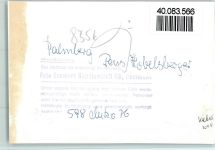 94481 W8356 Palmberg FOTO KEINE AK Pension Hobelsberger