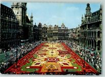 Brüssel Bruxelles - Marktplatz Blumenteppich