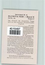 Deutsche Olympionike mit dem Atlastuch Olympiade 1936 Sammelbild Band II Gr.57 Olympiade 1936