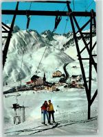 6580 St. Christoph am Arlberg - Maienseelift gegen Arlbergpaß Winter Skifahrer AKU2