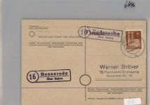 36208 W6444 Bosserode KEINE AK Landpoststempel