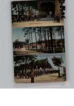 O8401 Zeithain Truppen-Übungsplatz Hauptwache Soldaten Pickelhauben Kaserne 1918