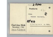 96515 O6400 Sonneberg , Thür - Carl Jos. Nick