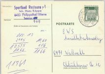 36269 W6433 Philippsthal (Werra) - Reklame Ansichtskarten