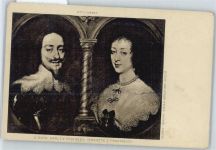 Karl I , Henriette von Frankreich Adel England