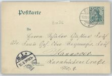31036 W3211 Eime - Ganzsache Stempel