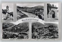 69151 W6903 Neckargemünd - Rathaus , Bockfelsen