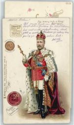 Edward VII Adel England Lithographie