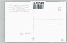 63150 W6056 Heusenstamm - Gasthaus Pension zum Steinberg Baum Zaun