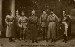mit seinen 6 Söhnen AKU2 Adel Kaiser Wilhelm II