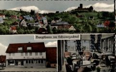 90559 W8501 Burgthann , Bahnhof - Burg-Café