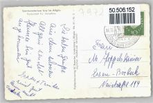 88316 W7972 Isny im Allgäu - Sanatorium, beschädigte Ecke