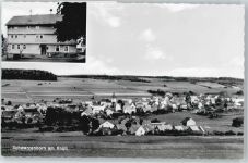 34639 W3579 Schwarzenborn , Knüll - Gesamtansicht Haus Rathaus Feld