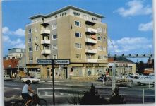 22844 W2000 Garstedt b Hamburg - Ochsenzoller Straße Ohechaussee Fahrrad Auto Laterne Haus