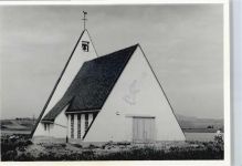 65589 W6253 Niederweyer - Kirche Fußgänger Feld