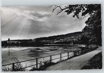 79761 W7890 Waldshut - Fluss Panorama Berg