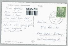 79761 W7890 Waldshut - Fluss Panorama Berg