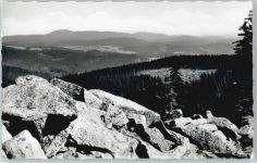 94545 W8351 Glashütte a Lusen - Panorama Steine Baum Berg Wald
