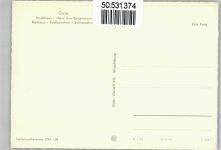 07545 O6500 Gera - Bahnhof , Hochhaus , Rathaus