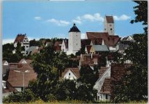 89340 W8874 Leipheim - Schloß, Kirche, Storchenturm