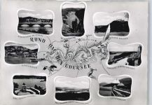 34549 W3593 Edersee - See Brücke Schloss