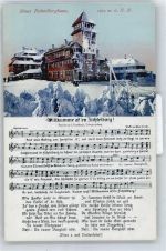 Fichtelberg Liedtext Erzgebirge Liederkarte